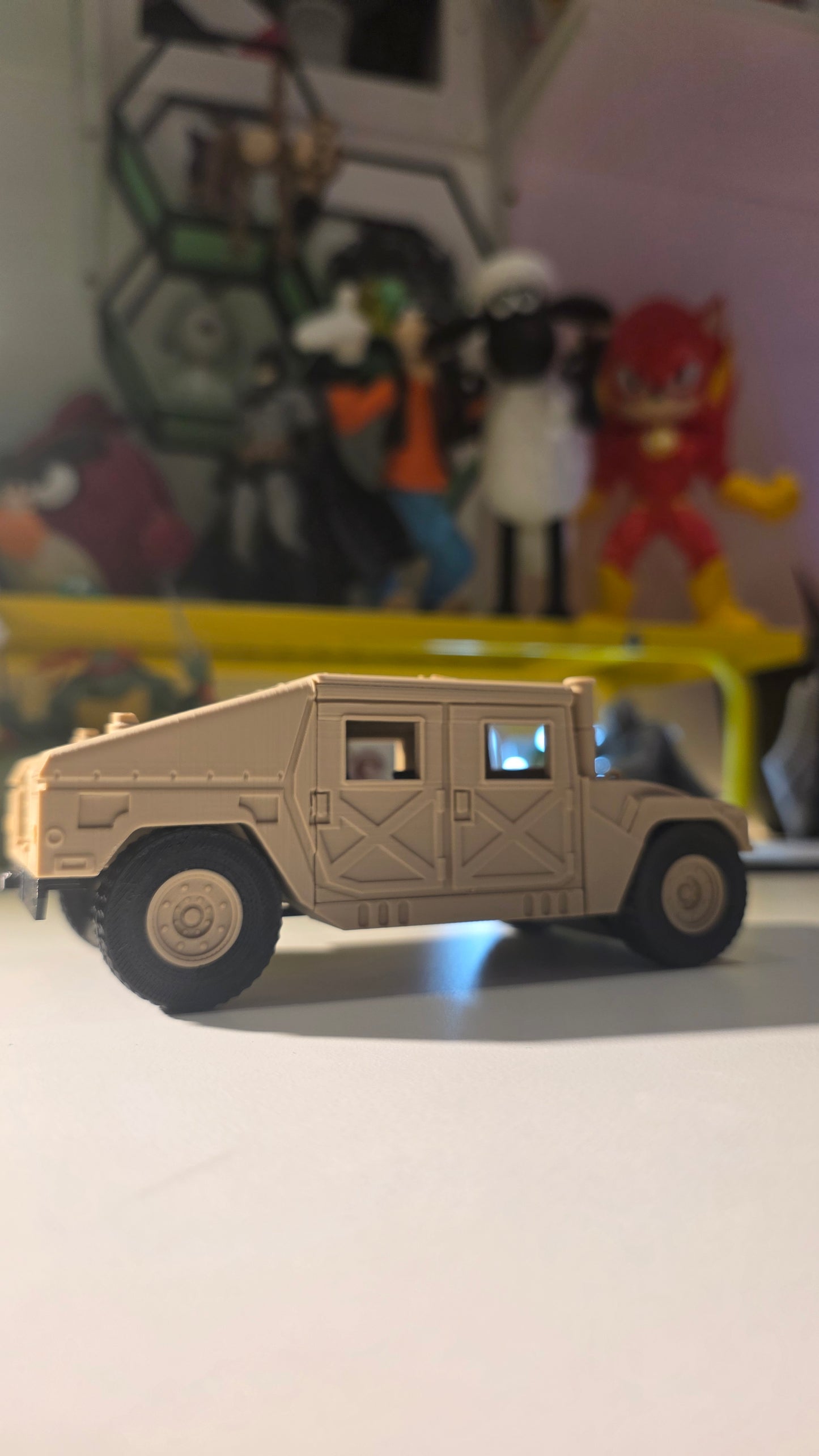 🪖 3D Printed Military Humvee Model – Qatar | مجسم همر عسكري مطبوع ثلاثي الأبعاد – قطر - Slice 3D Printing Qatar