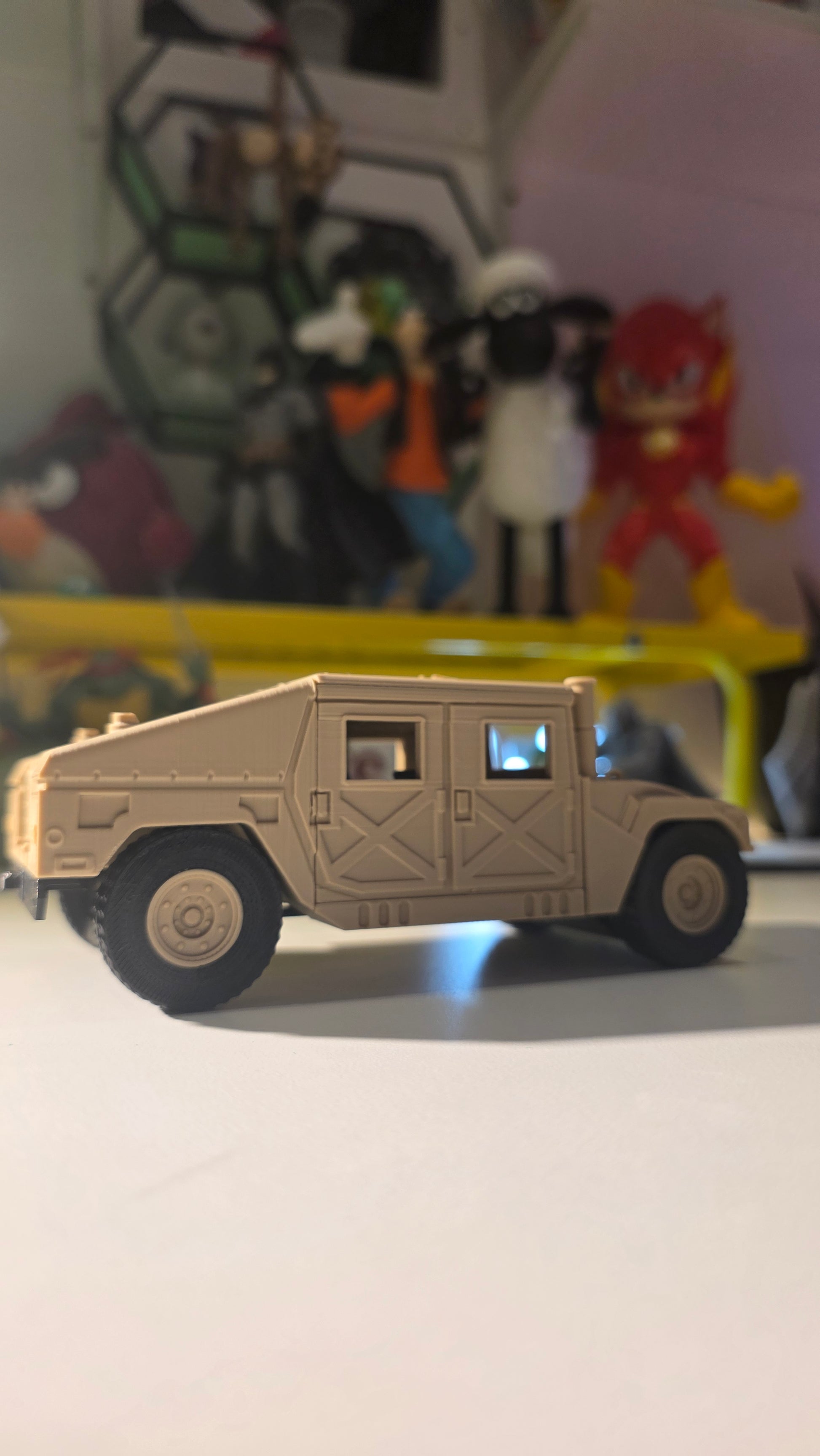 🪖 3D Printed Military Humvee Model – Qatar | مجسم همر عسكري مطبوع ثلاثي الأبعاد – قطر - Slice 3D Printing Qatar