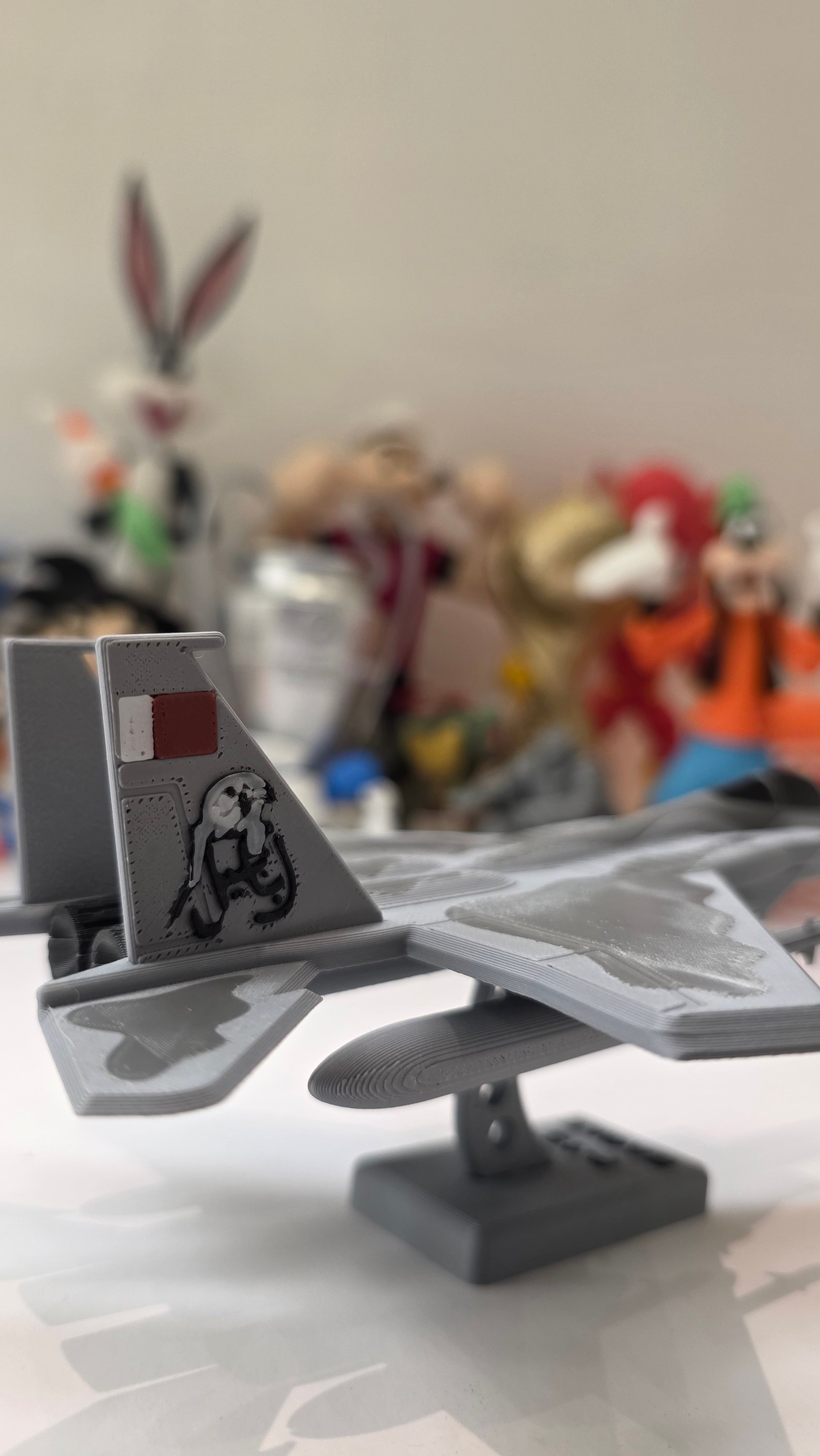 3D Printed Jet Display Ababeel أبابيل  – Unique Desk Piece - Slice Qatar