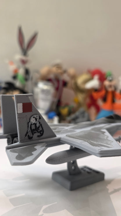 3D Printed Jet Display Ababeel أبابيل  – Unique Desk Piece - Slice Qatar