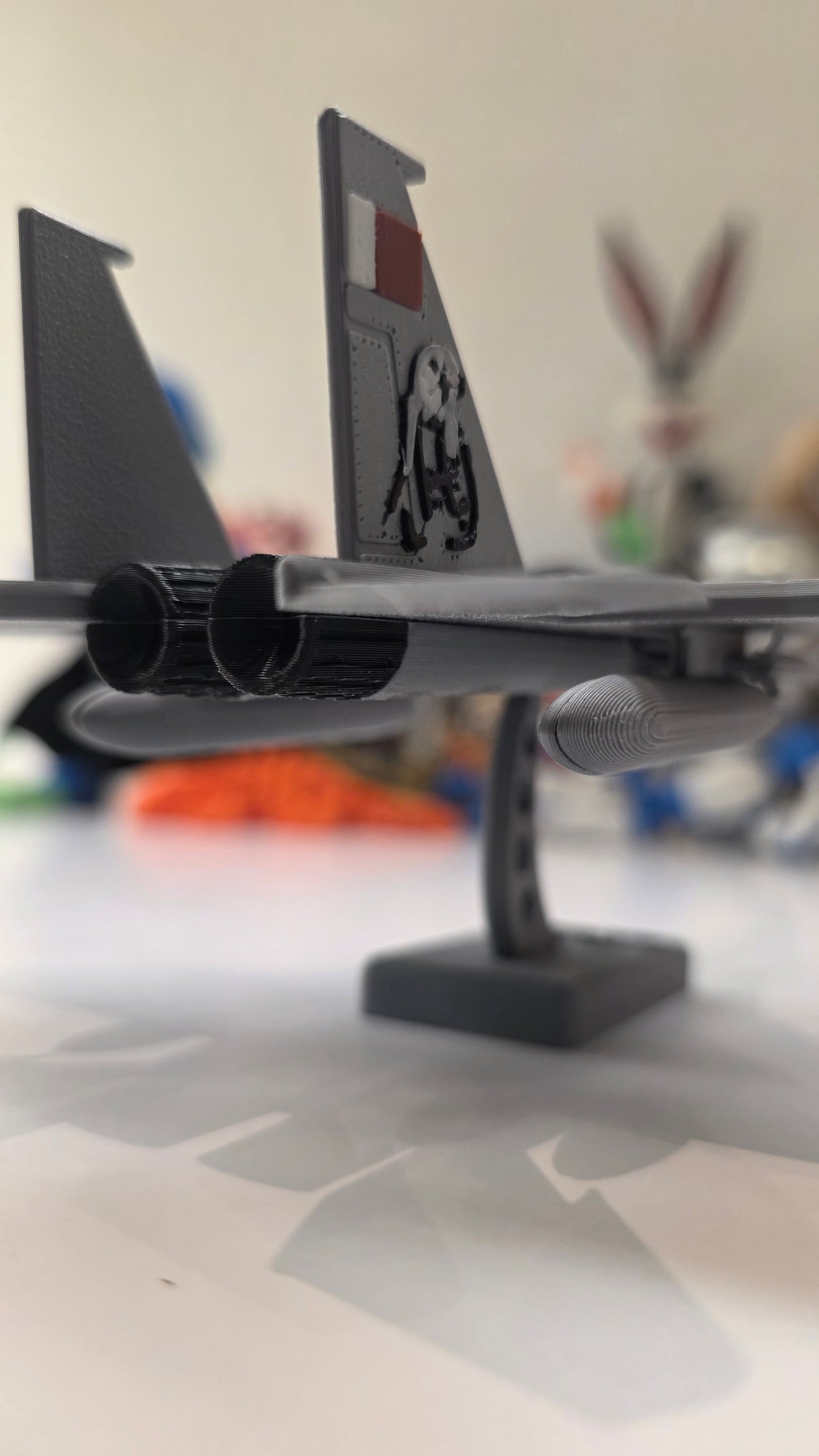 3D Printed Jet Display Ababeel أبابيل  – Unique Desk Piece - Slice Qatar