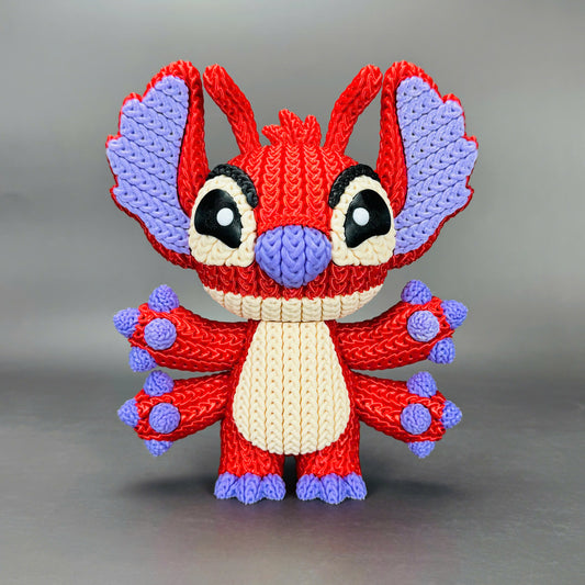 Leroy - Red Stitch - Knitted