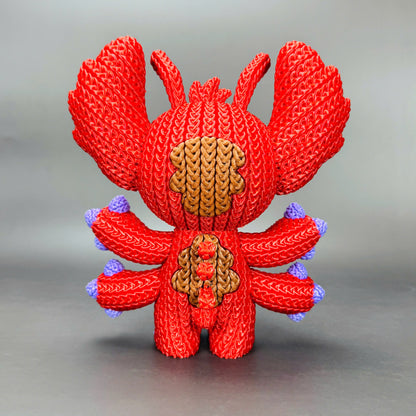 Leroy - Red Stitch - Knitted