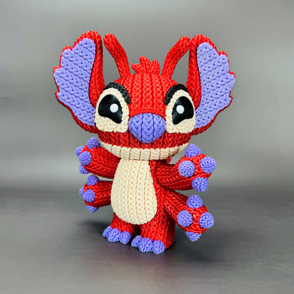 Leroy - Red Stitch - Knitted